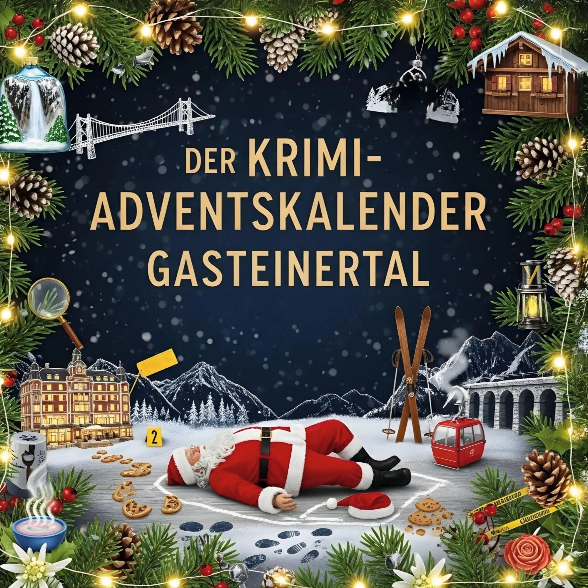 Cover: 9783695307760 | Der Krimi-Adventskalender Gasteinertal | Mordsverdächtig in 24 Akten