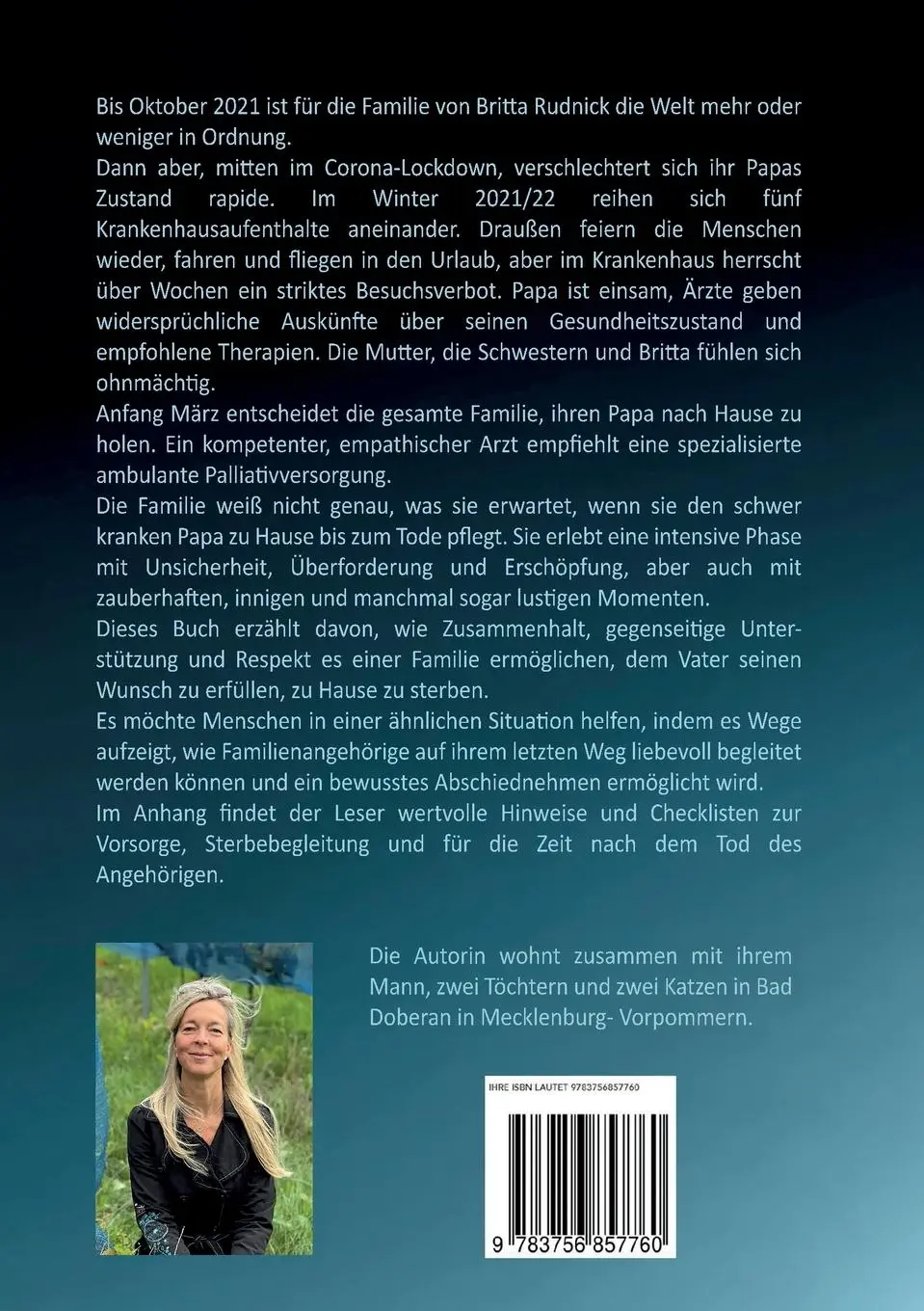 Rückseite: 9783756857760 | Eine Pusteblume namens Papa | Sterben im Kreis der Familie | Rudnick