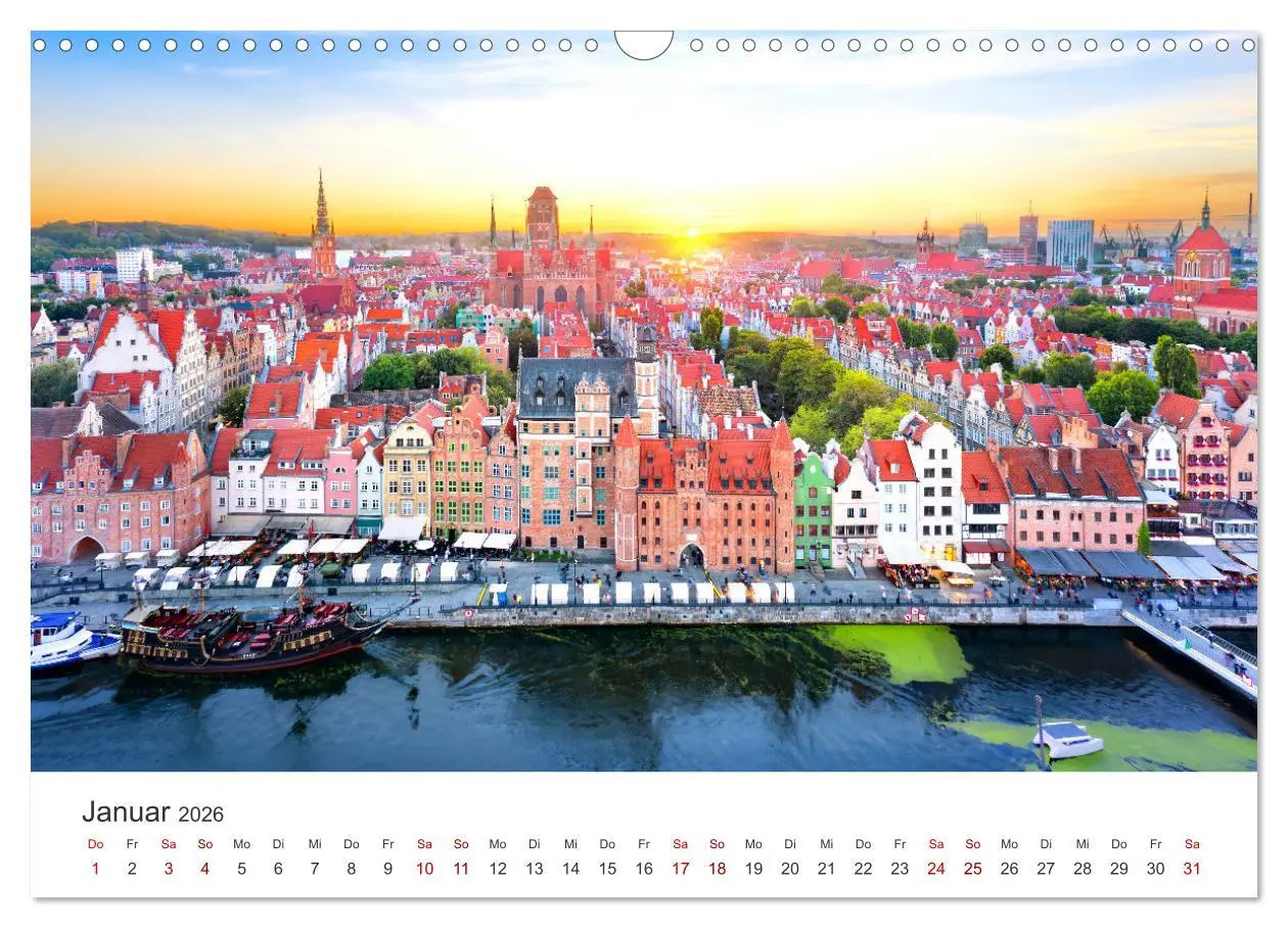 Bild: 9783457557860 | Danzig - Die goldene Stadt an der Ostsee. (Wandkalender 2026 DIN A3...