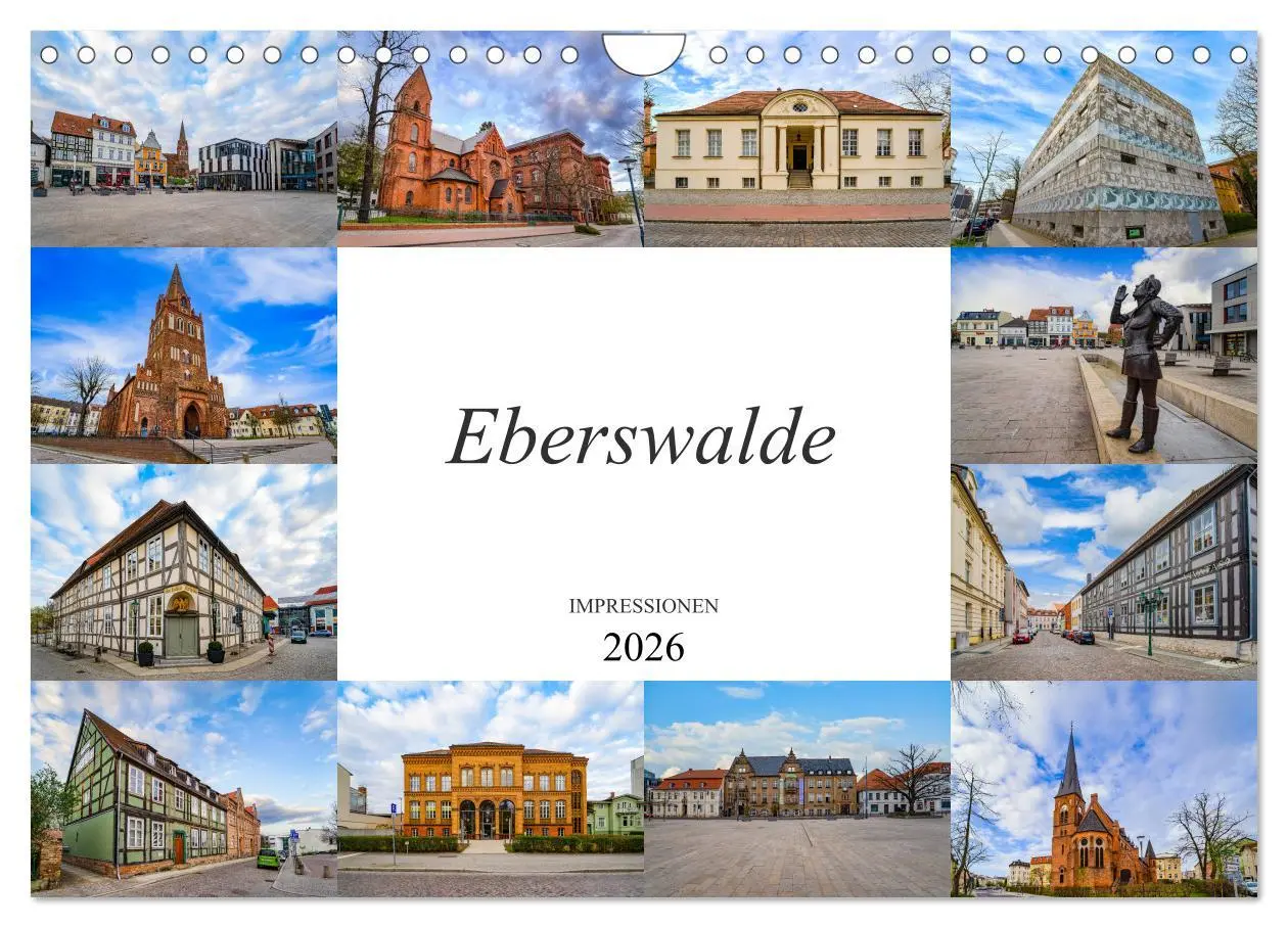 Cover: 9783457797860 | Eberswalde Impressionen (Wandkalender 2026 DIN A4 quer), CALVENDO...