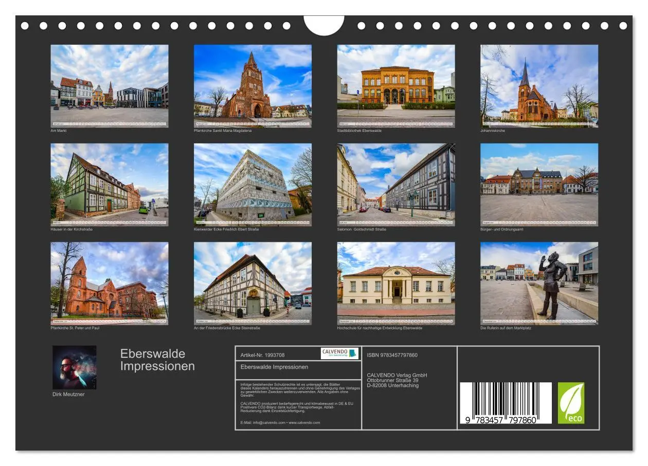 Bild: 9783457797860 | Eberswalde Impressionen (Wandkalender 2026 DIN A4 quer), CALVENDO...