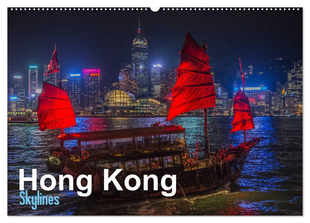 Cover: 9783457867860 | Hong Kong - Skylines (Wandkalender 2026 DIN A2 quer), CALVENDO...