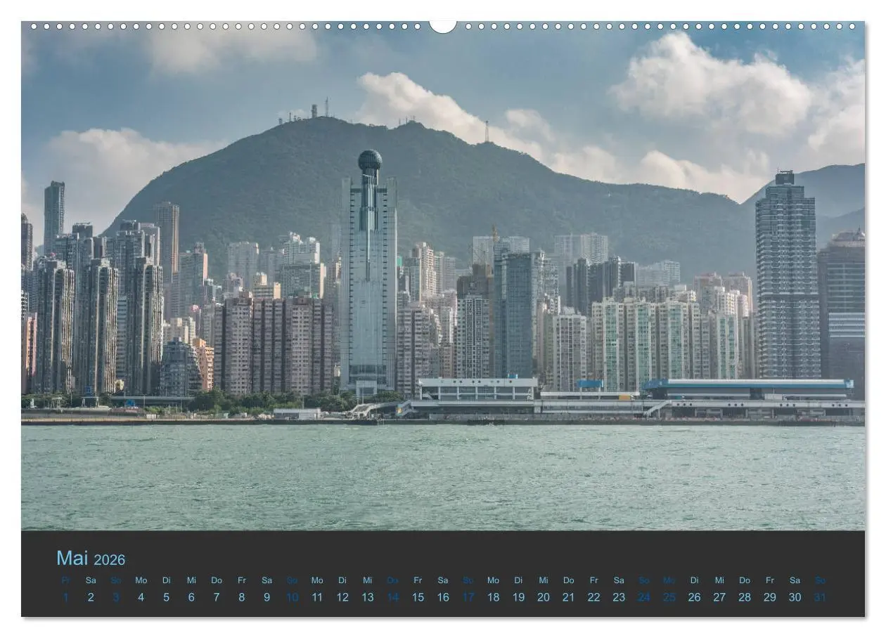 Bild: 9783457867860 | Hong Kong - Skylines (Wandkalender 2026 DIN A2 quer), CALVENDO...