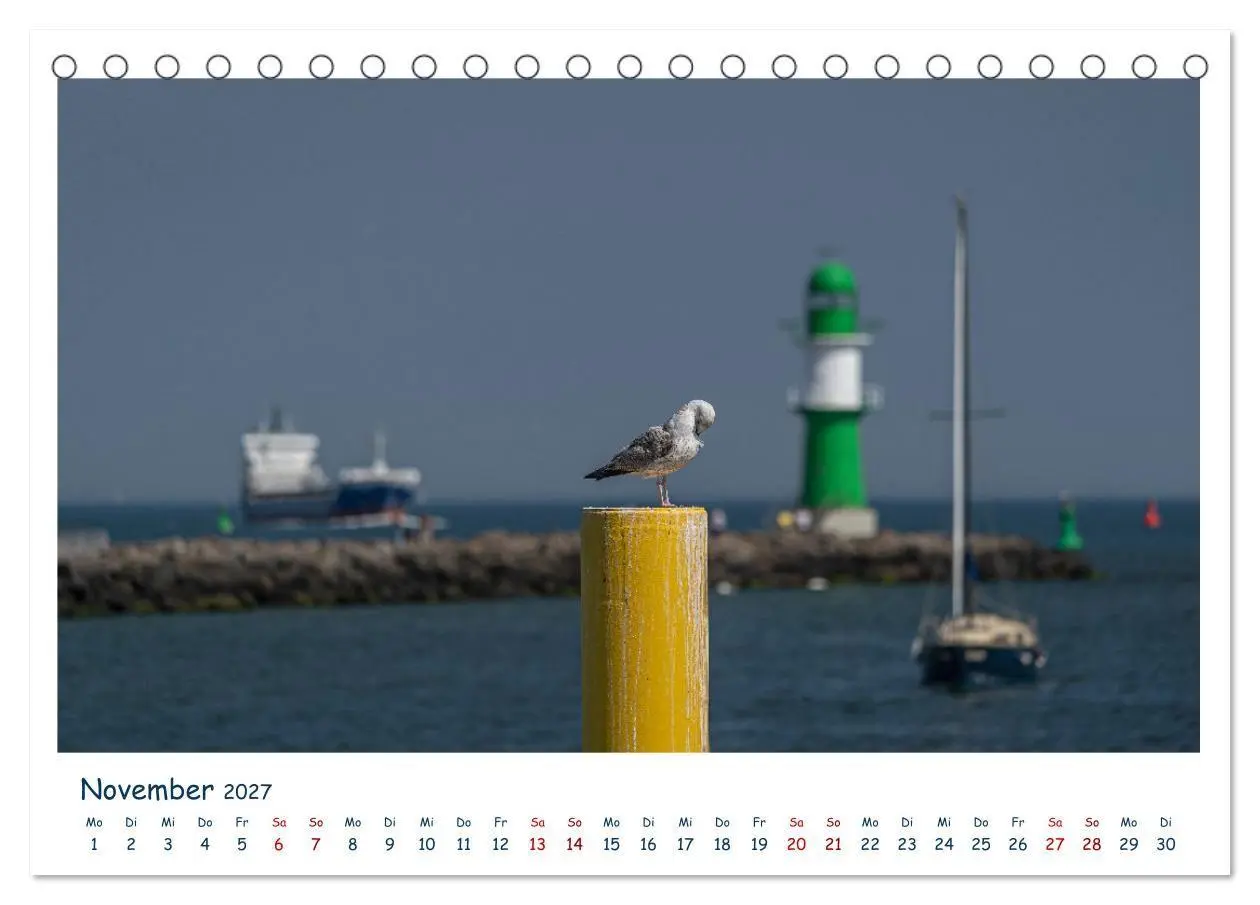 Bild: 9783569287860 | Warnemünde an der Ostsee (Tischkalender 2027 DIN A5 quer), CALVENDO...