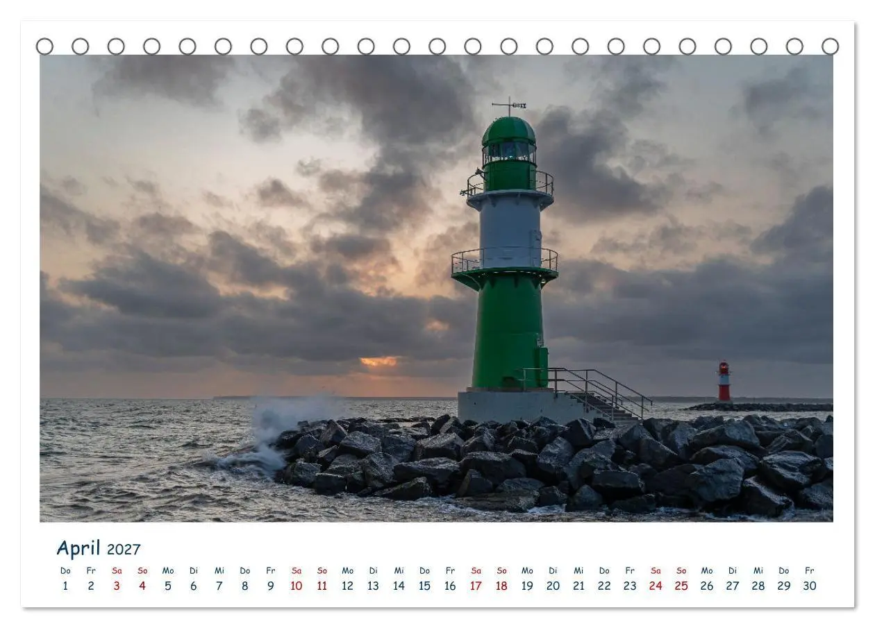 Bild: 9783569287860 | Warnemünde an der Ostsee (Tischkalender 2027 DIN A5 quer), CALVENDO...