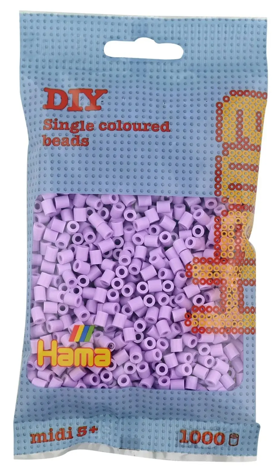 Cover: 28178207960 | Hama 207-96 - Beutel mit Midi Bügelperlen Flieder, 1000 Stück | 2021