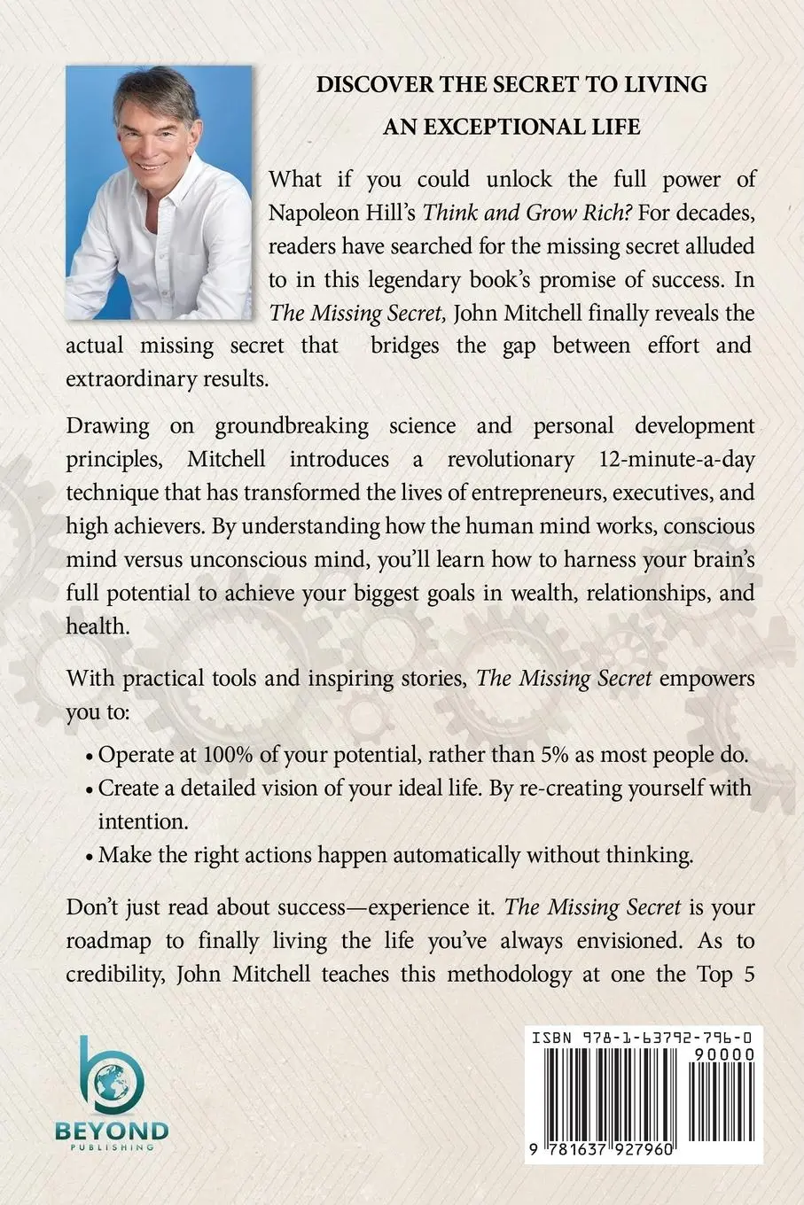 Rückseite: 9781637927960 | THE MISSING SECRET of the Legendary Book Think and Grow Rich | Buch
