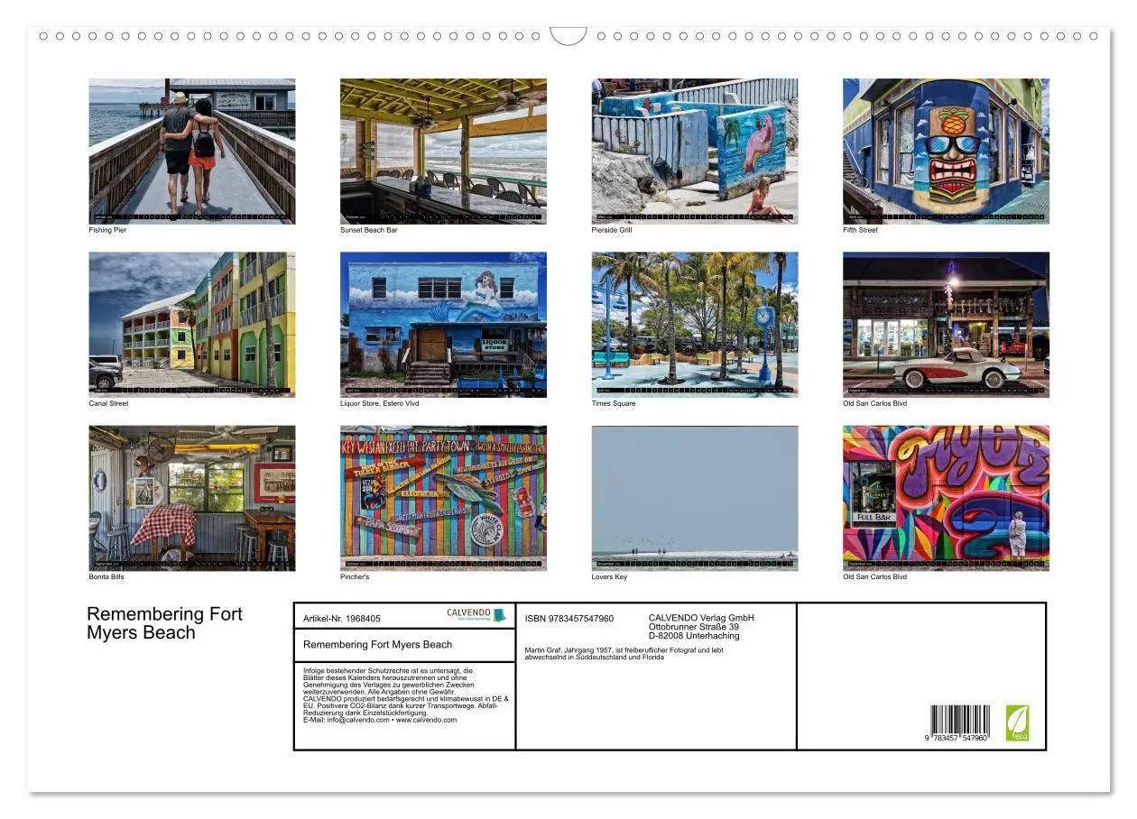 Bild: 9783457547960 | Remembering Fort Myers Beach (Wandkalender 2026 DIN A2 quer),...