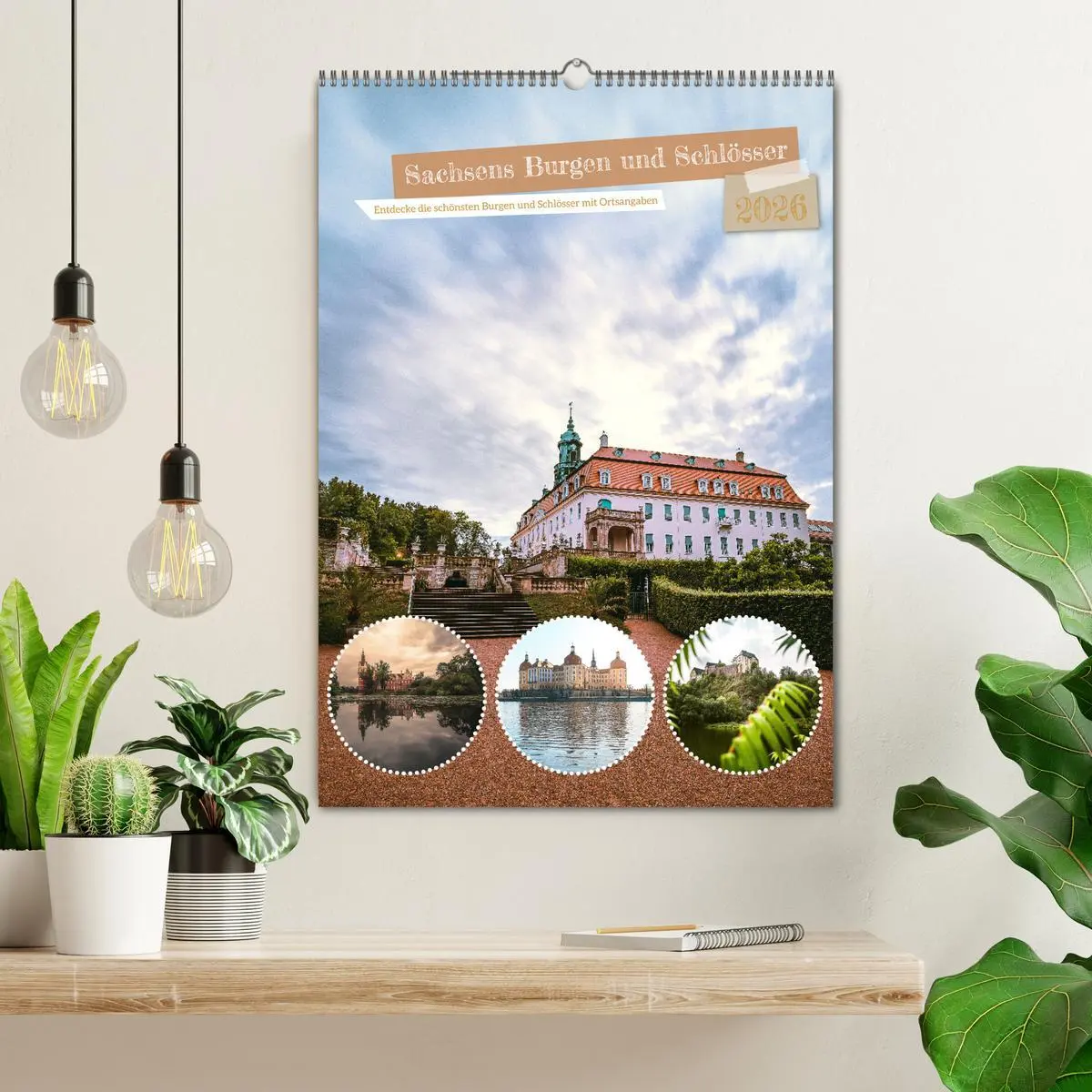 Bild: 9783516327960 | Sachsens Burgen und Schlösser mit Ortsangaben (Wandkalender 2026...