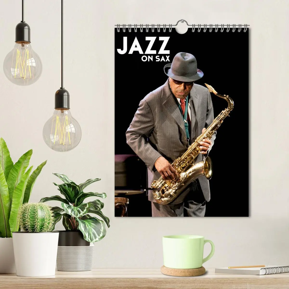 Bild: 9783516567960 | Jazz on sax (Calendrier mural 2026 DIN A4 horizontal), CALVENDO...