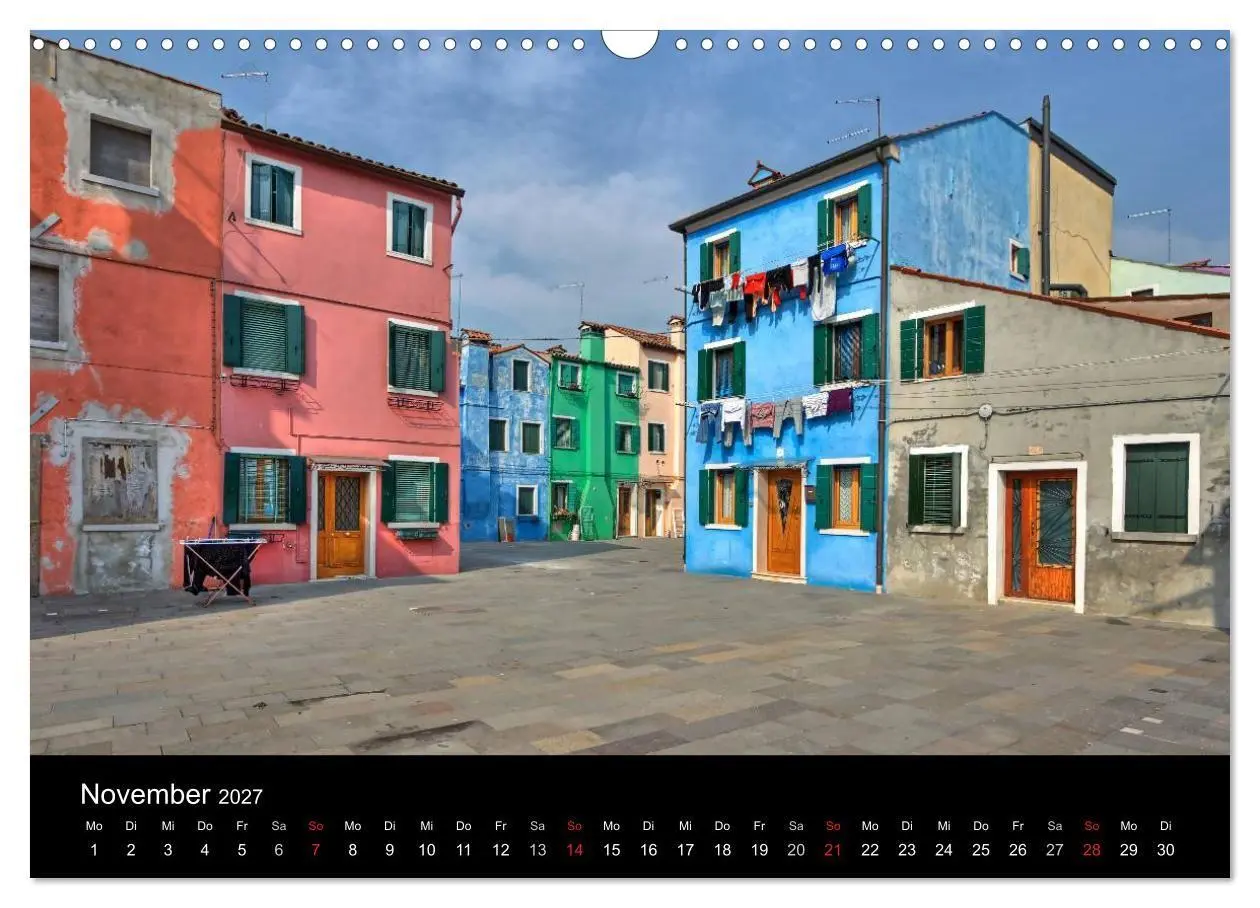 Bild: 9783594237960 | Die bunten Häuser von Burano (Wandkalender 2027 DIN A3 quer),...