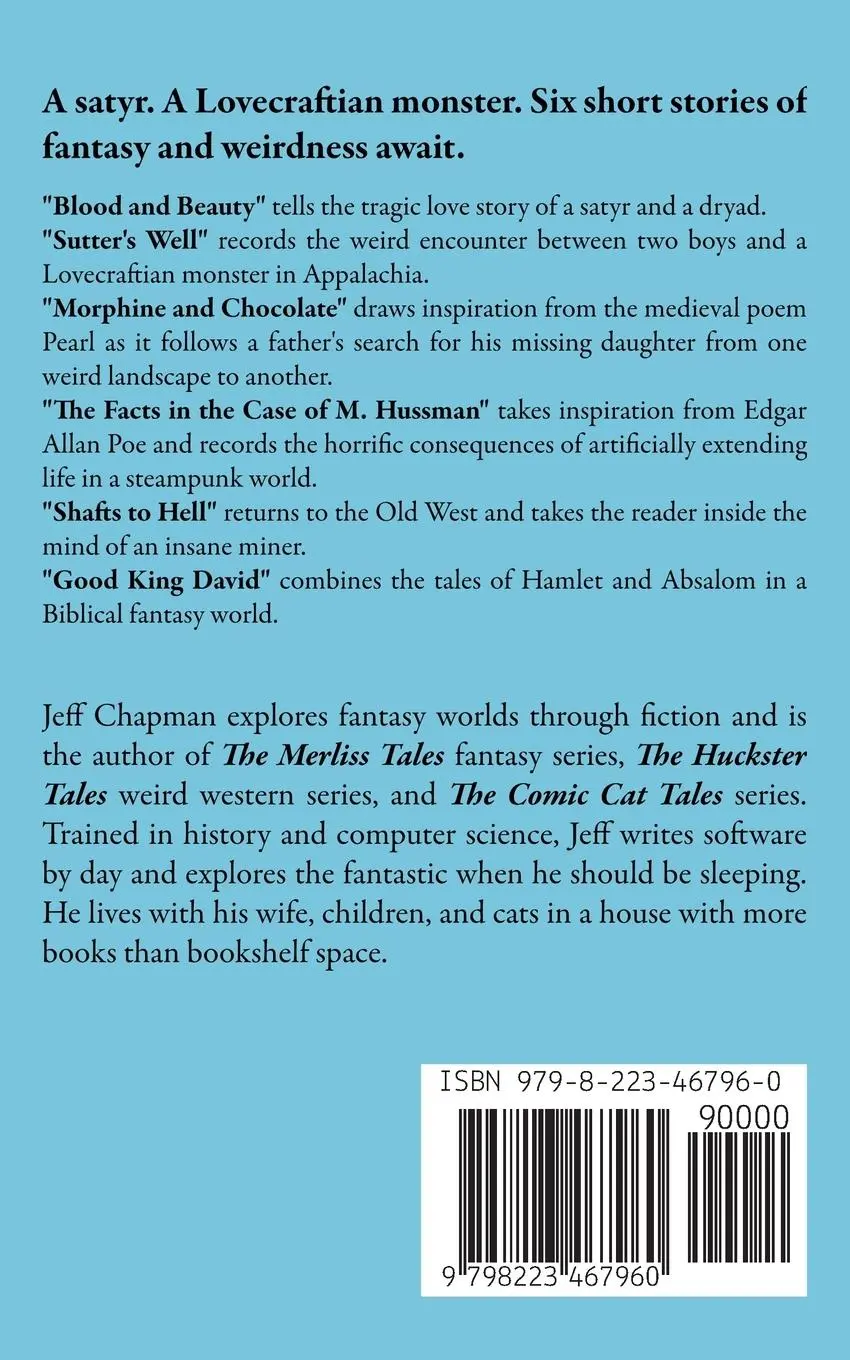 Rückseite: 9798223467960 | Blood and Beauty and Other Weird Tales | Jeff Chapman | Taschenbuch