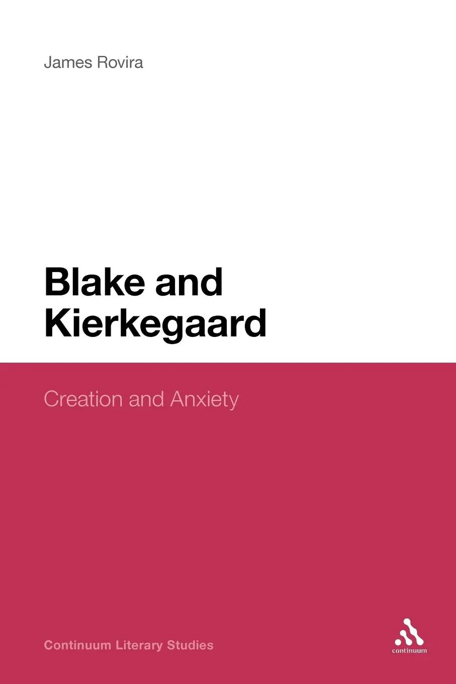 Cover: 9781441178060 | Blake and Kierkegaard | Creation and Anxiety | James Rovira | Buch