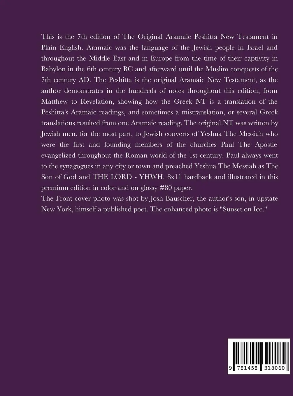 Rückseite: 9781458318060 | The Original Aramaic Peshitta New Testament in Plain English | Buch