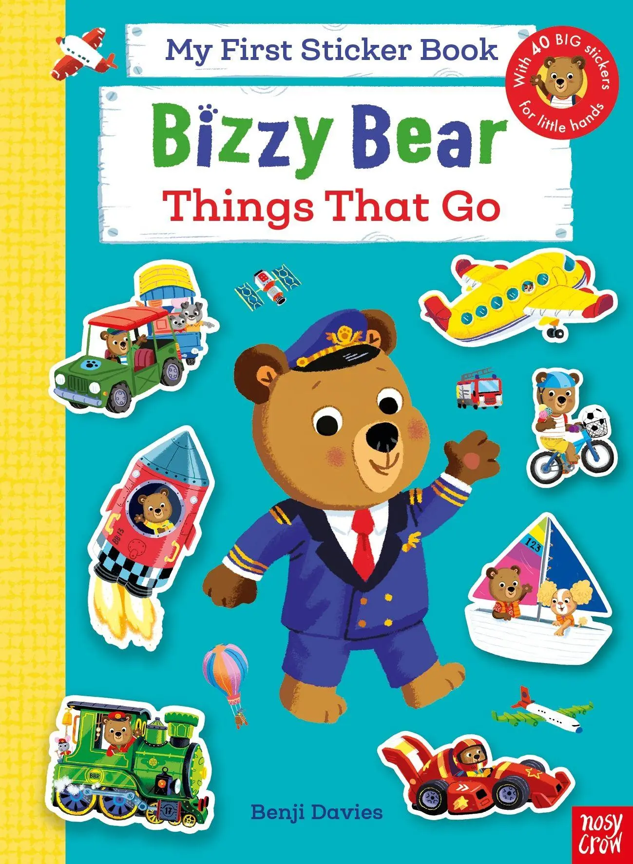 Cover: 9781839948060 | Bizzy Bear: My First Sticker Book Things That Go | Benji Davies | Buch