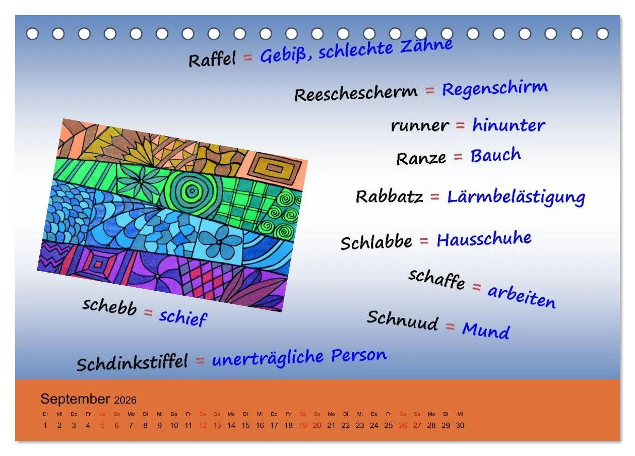Bild: 9783457988060 | De Hessisch-Kalenner - hessisch babbele lerne in aam Johr...