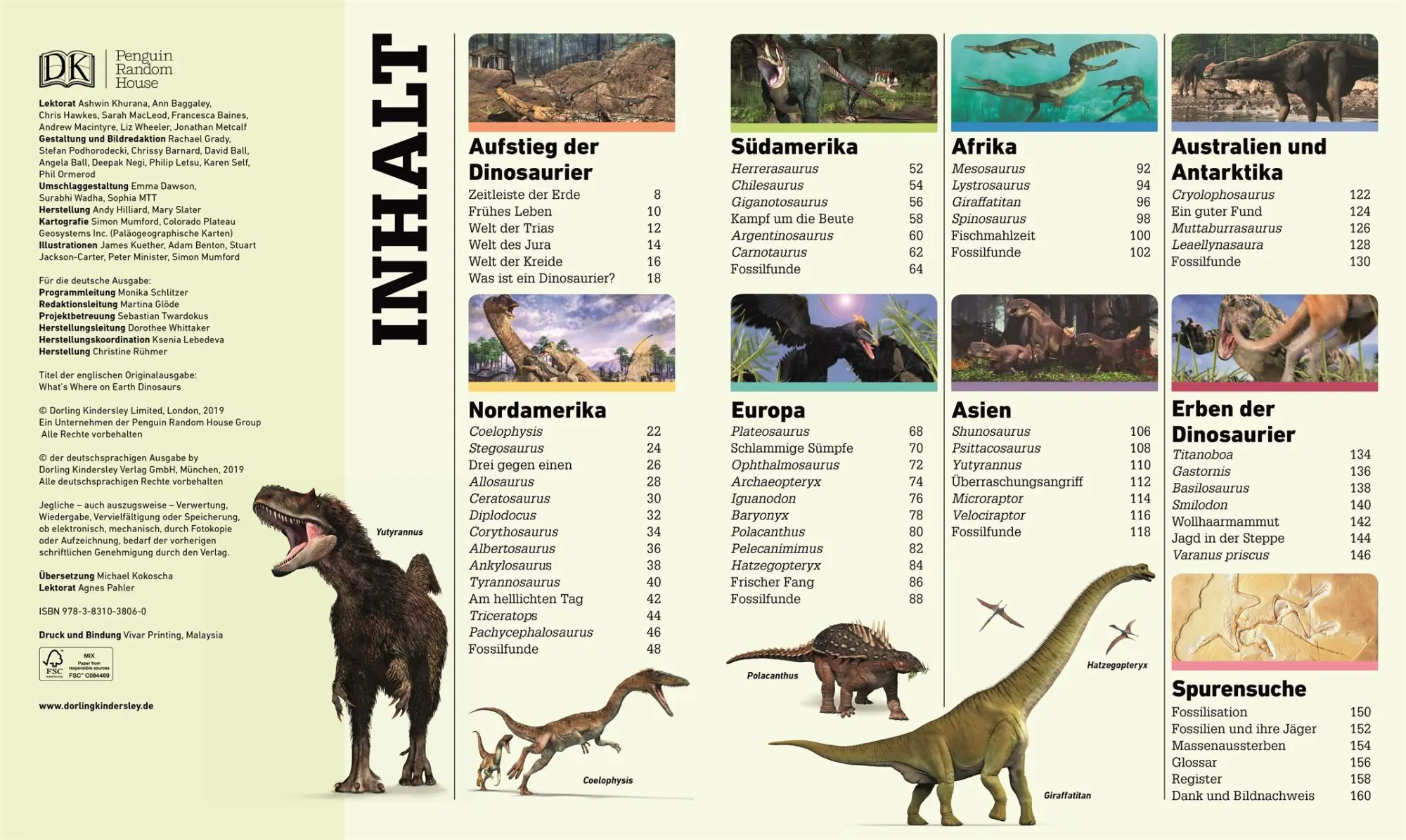 Bild: 9783831038060 | Dinosaurier-Atlas | DK Verlag - Kids | Buch | Wo in aller Welt | 2019