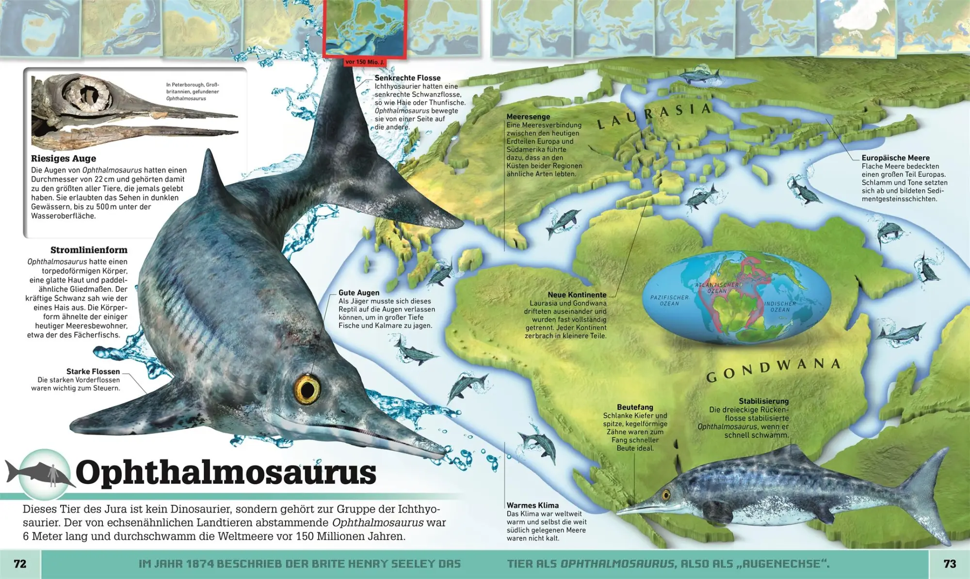 Bild: 9783831038060 | Dinosaurier-Atlas | DK Verlag - Kids | Buch | Wo in aller Welt | 2019
