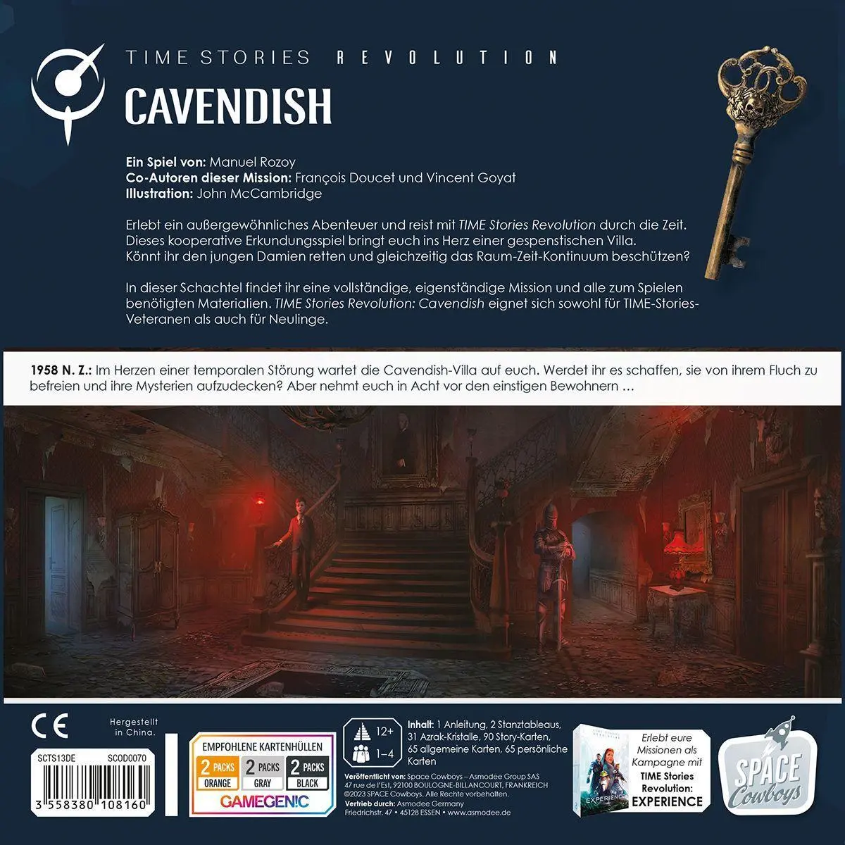 Bild: 3558380108160 | TIME Stories Revolution: Cavendish | Manuel Rozoy (u. a.) | Spiel