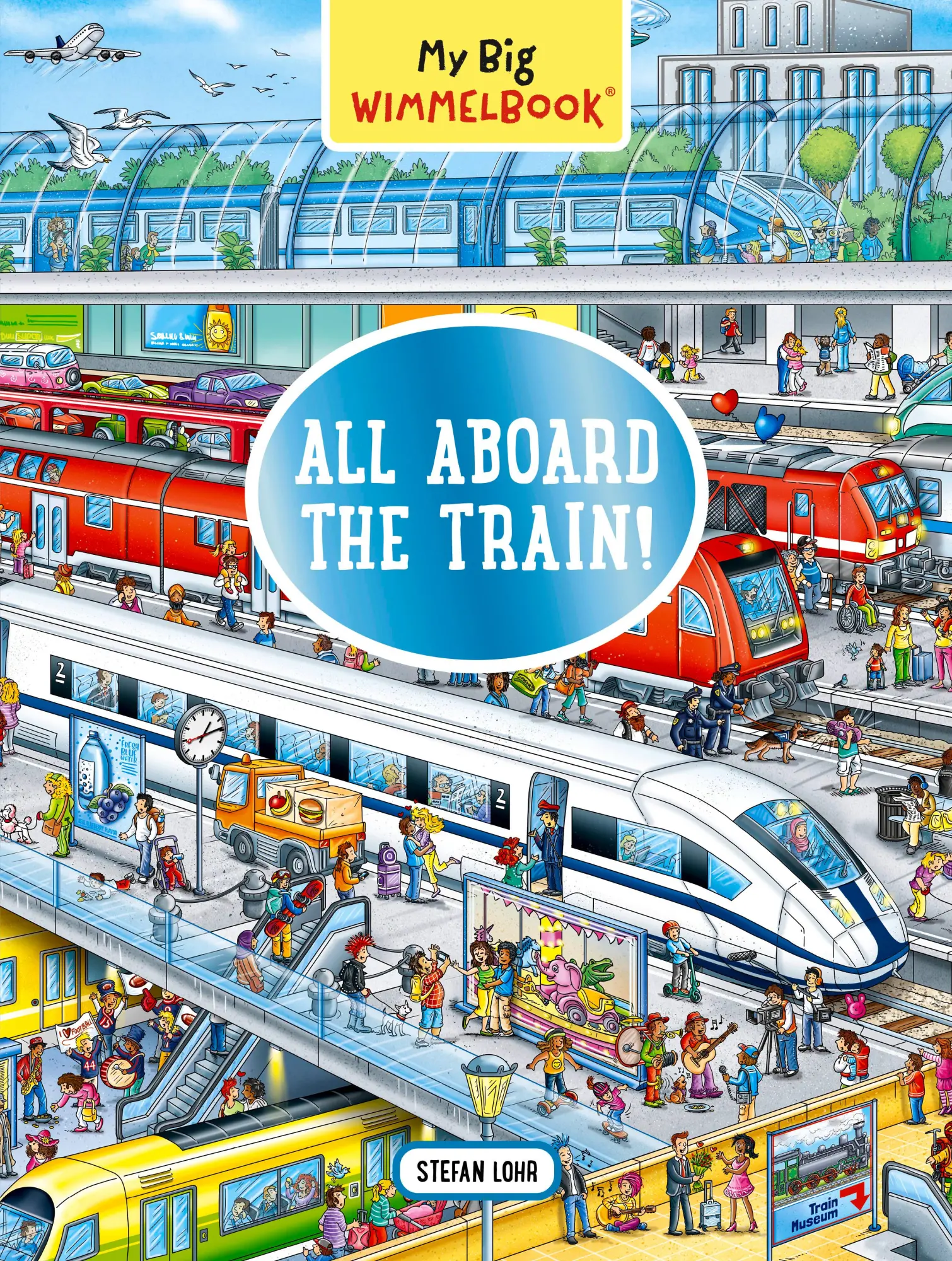 Cover: 9781615198160 | My Big Wimmelbook® – All Aboard the Train! – A Look–and–Find Book...