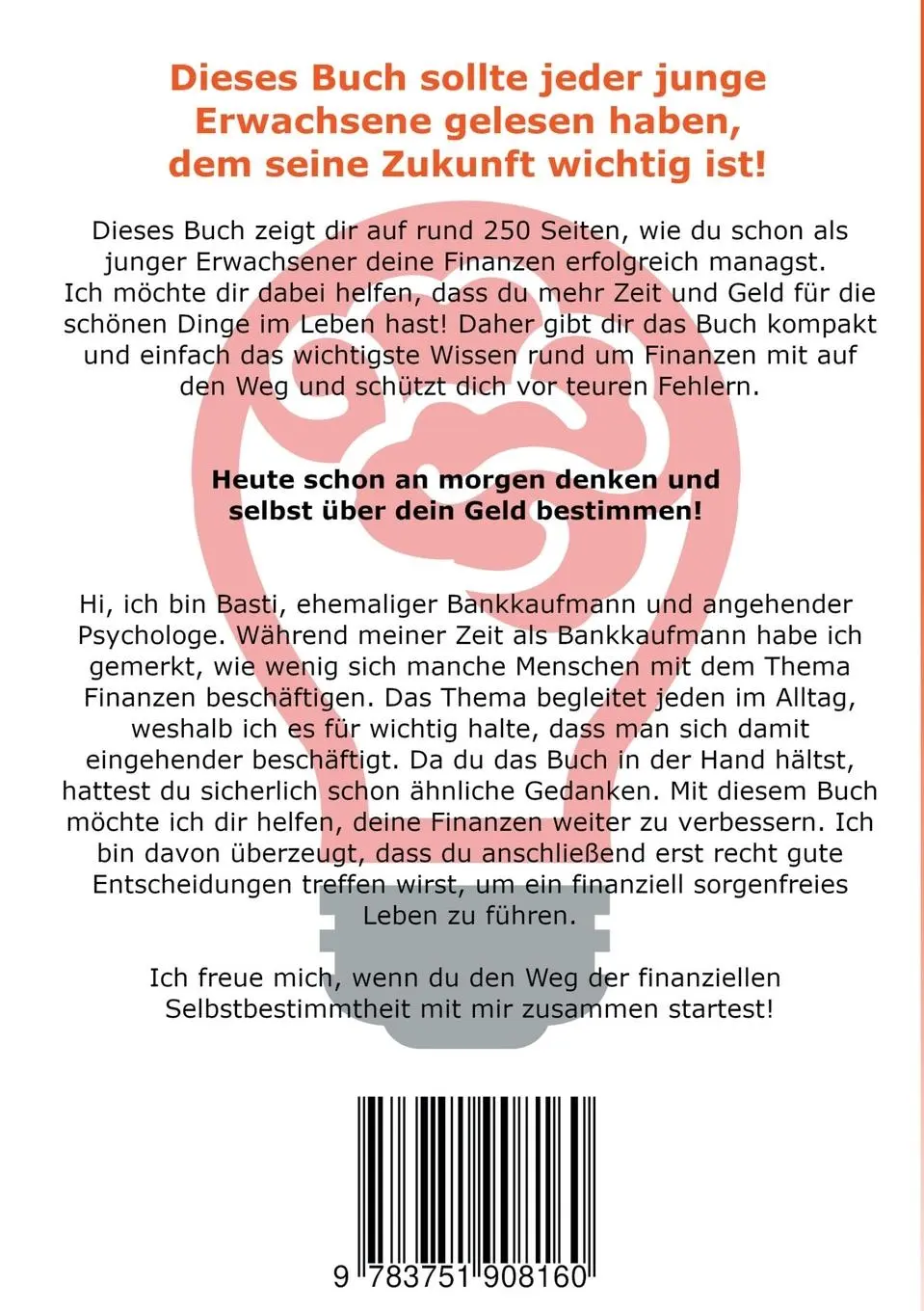 Rückseite: 9783751908160 | Jung und finanziell erfolgreich | Bastian Sudhoff | Taschenbuch | 2020