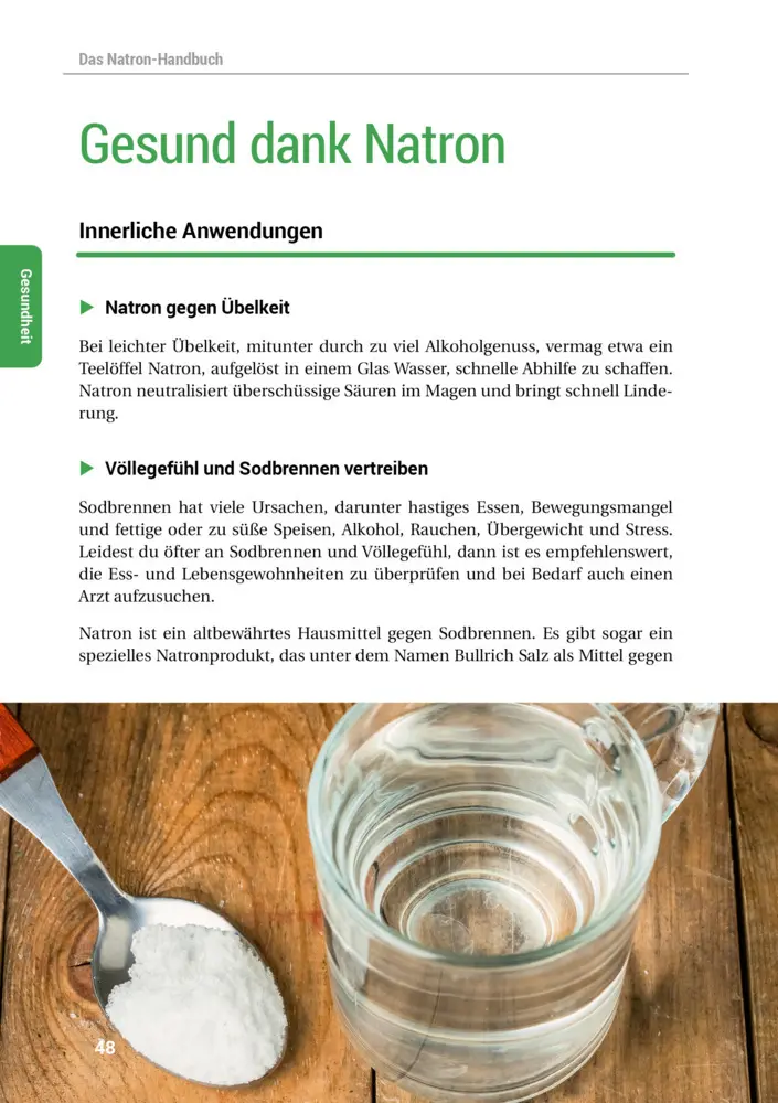 Bild: 9783946658160 | Das Natron-Handbuch | Taschenbuch | Hausmittel-Handbücher | 192 S.