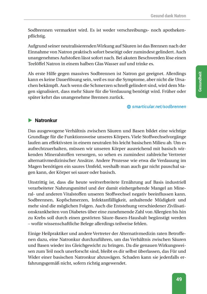 Bild: 9783946658160 | Das Natron-Handbuch | Taschenbuch | Hausmittel-Handbücher | 192 S.