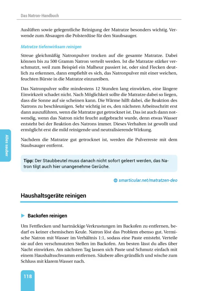 Bild: 9783946658160 | Das Natron-Handbuch | Taschenbuch | Hausmittel-Handbücher | 192 S.