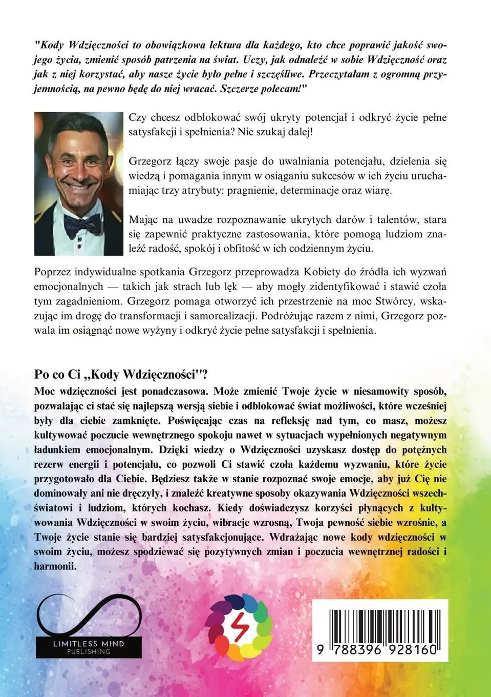 Rückseite: 9788396928160 | Kody Wdzi¿czno¿ci | Droga do Szcz¿¿cia Zaczyna si¿ w Tobie | Buch