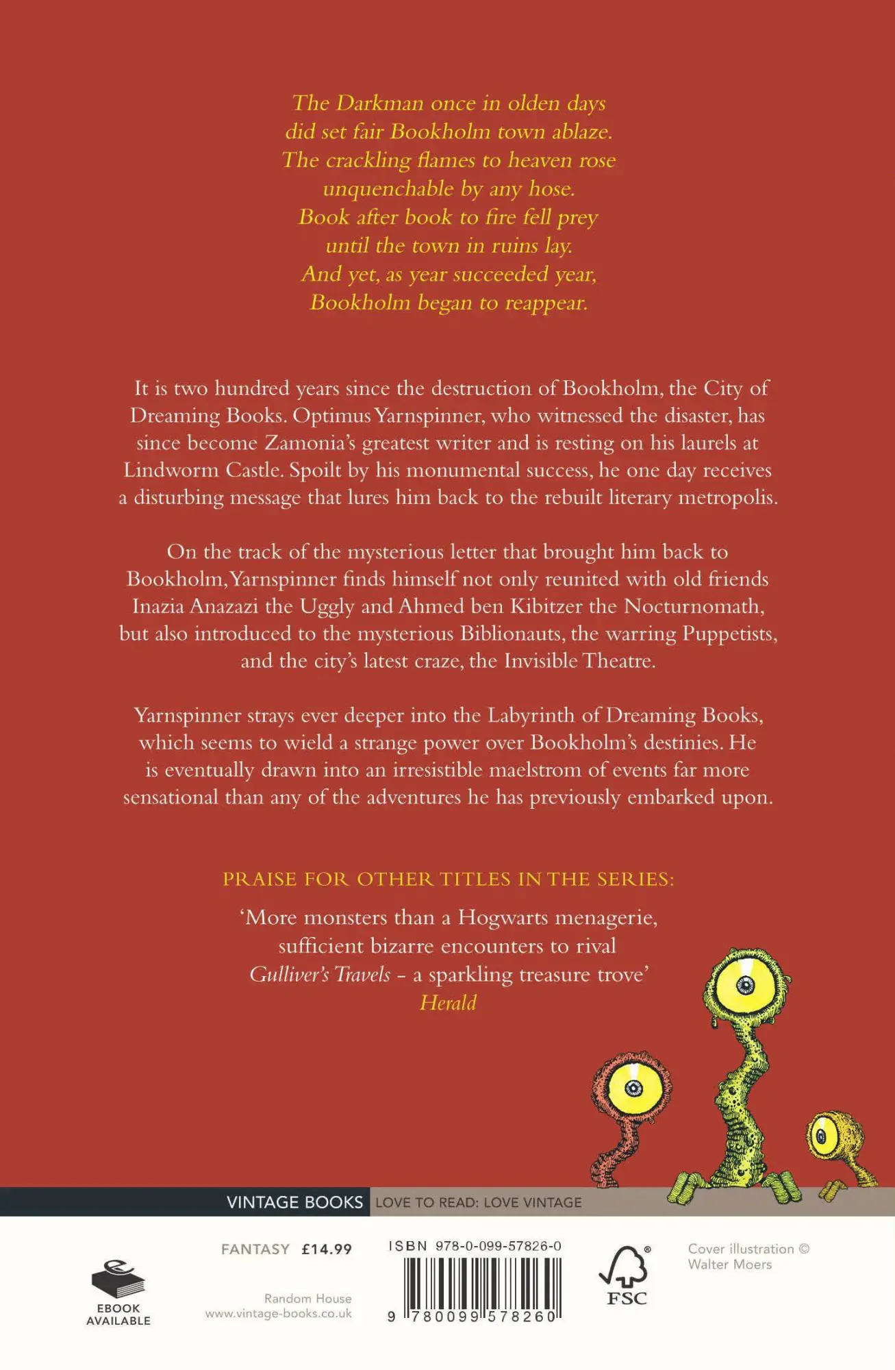 Rückseite: 9780099578260 | The Labyrinth of Dreaming Books | Walter Moers | Taschenbuch | 432 S.