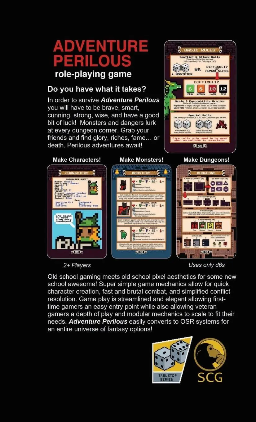 Rückseite: 9781365238260 | ADVENTURE PERILOUS The Role-Playing Game | Dirk Stanley | Buch | 2023