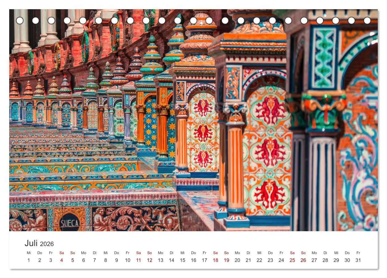 Bild: 9783457418260 | Sevilla - Atemberaubende Architektur (Tischkalender 2026 DIN A5...