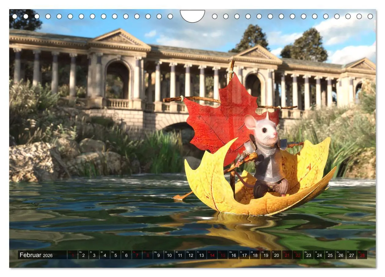 Bild: 9783457588260 | Ritter Mauseherz (Wandkalender 2026 DIN A4 quer), CALVENDO...