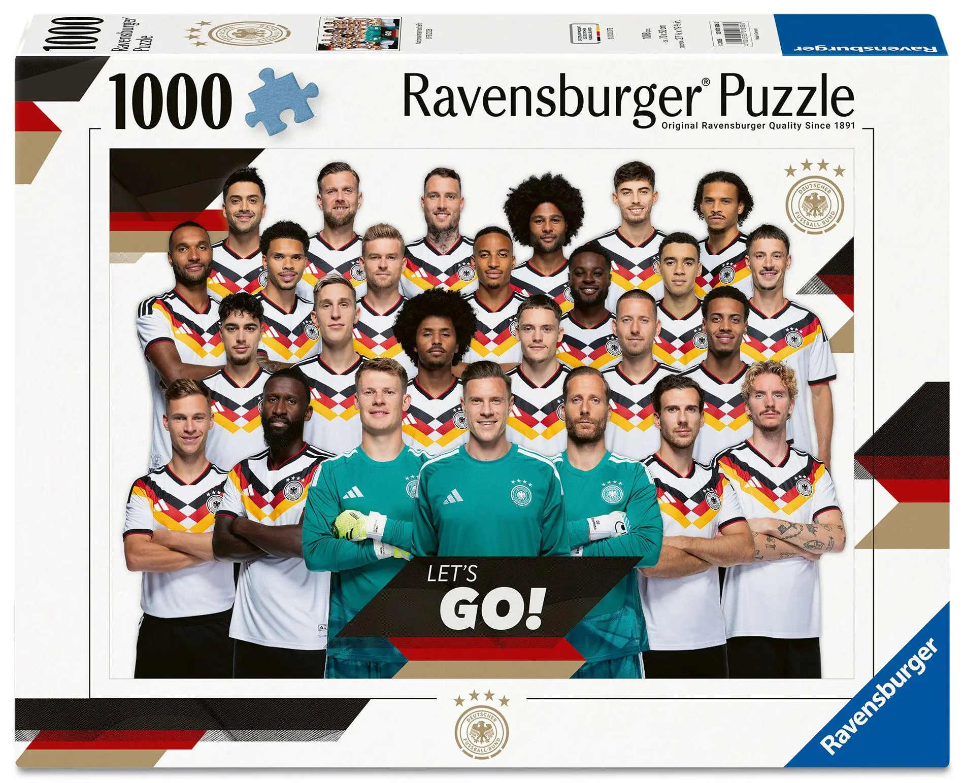 Cover: 4005555018360 | Erwachsenenpuzzle 1000 Teile - DFB Nationalmannschaft Fußball-WM 2026