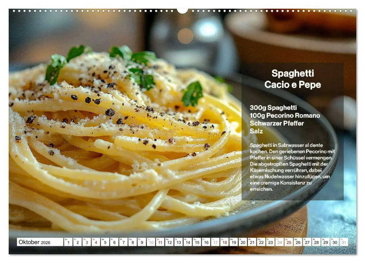 Bild: 9783457338360 | Italienische Spaghetti Rezepte - Leckere Soßen für jeden Monat...
