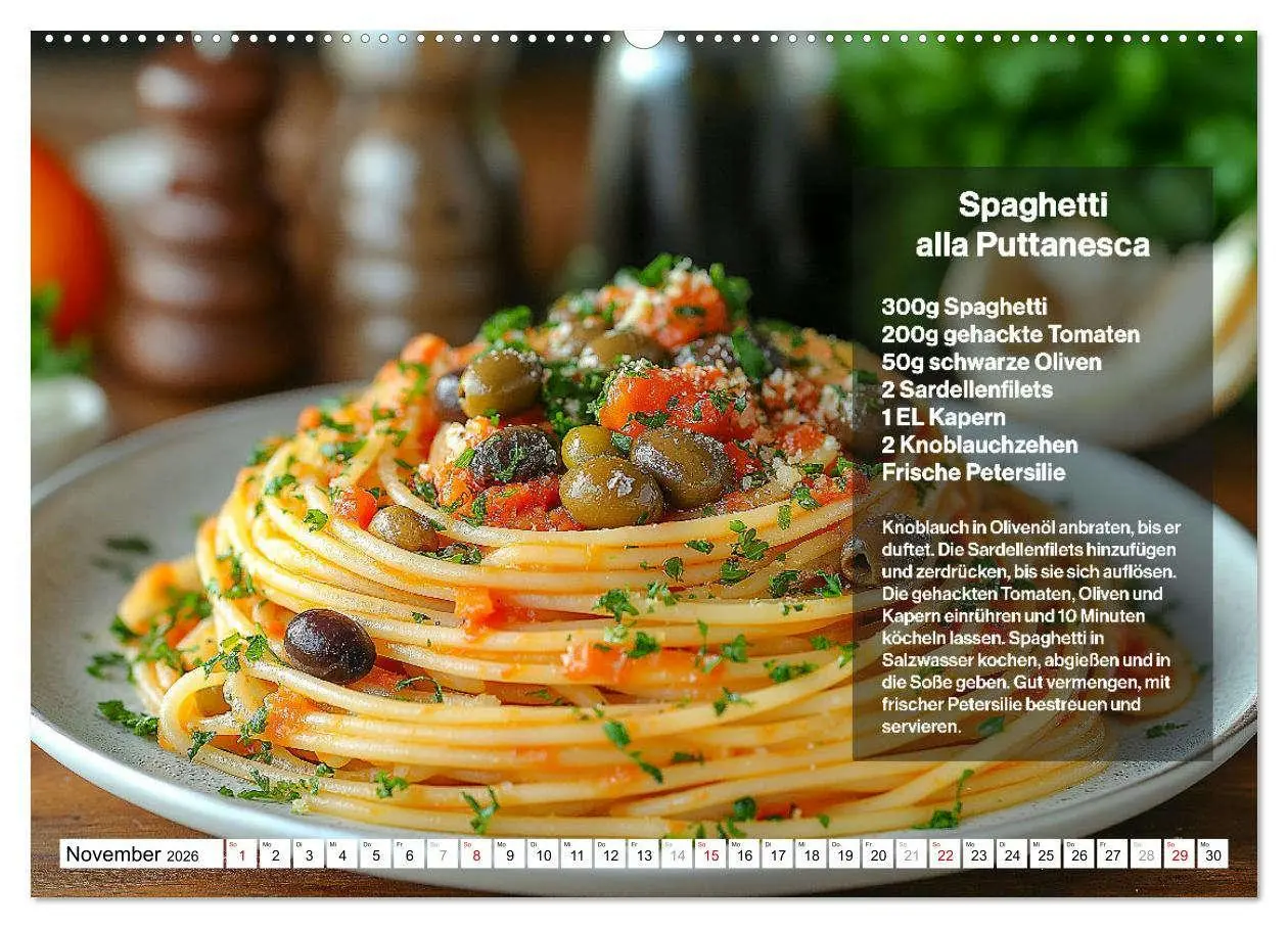 Bild: 9783457338360 | Italienische Spaghetti Rezepte - Leckere Soßen für jeden Monat...