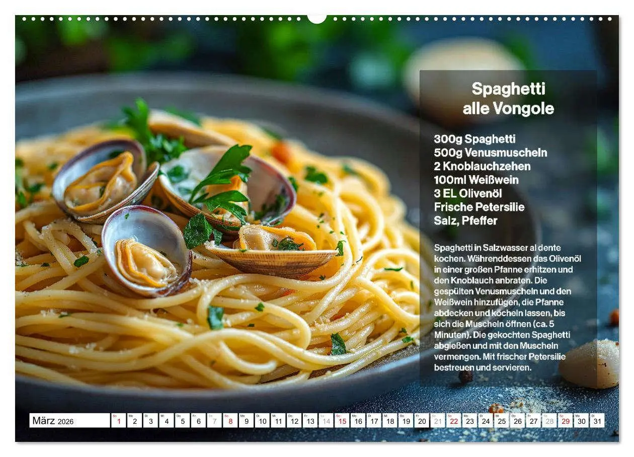Bild: 9783457338360 | Italienische Spaghetti Rezepte - Leckere Soßen für jeden Monat...