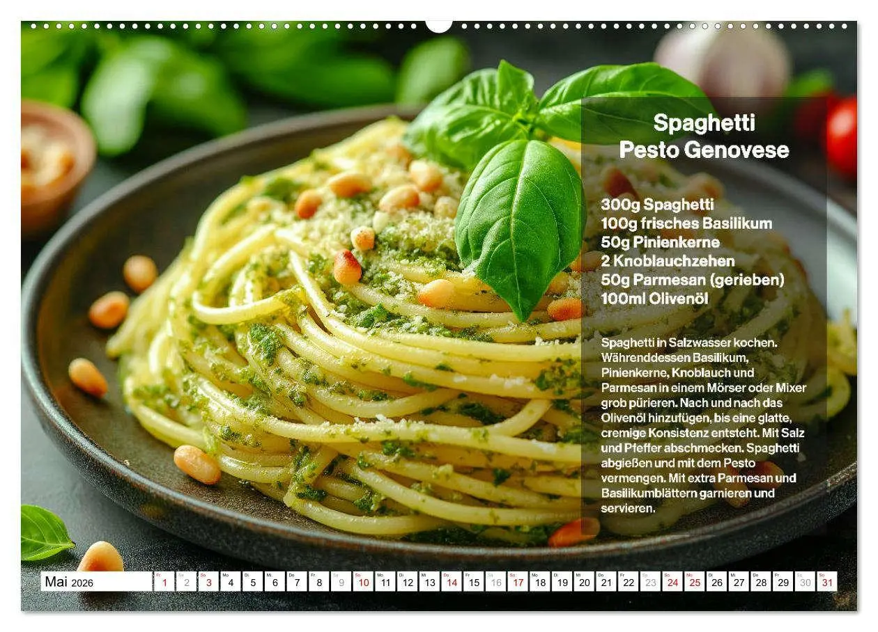 Bild: 9783457338360 | Italienische Spaghetti Rezepte - Leckere Soßen für jeden Monat...