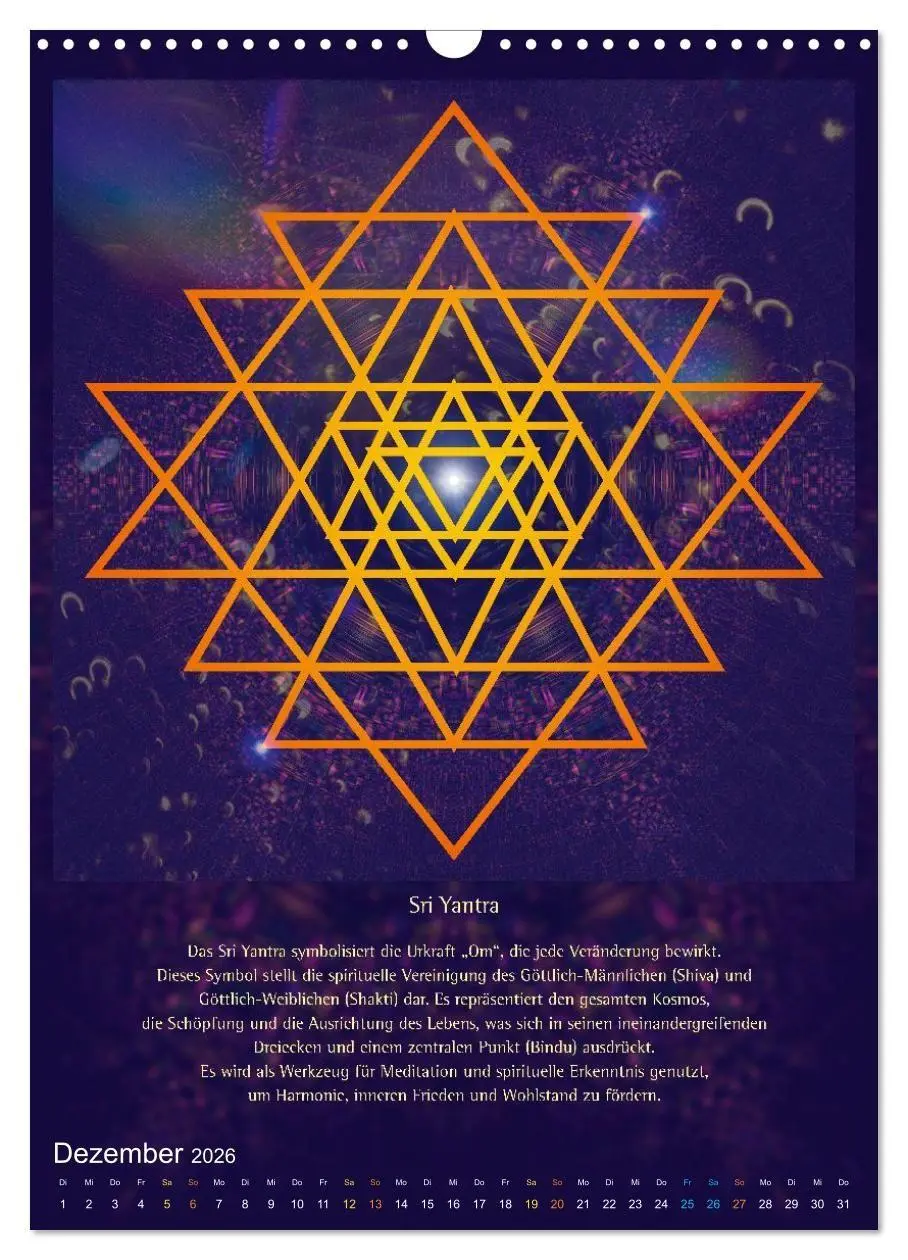 Bild: 9783516738360 | Heilige Geometrie und Bilder der Neuen Zeit (Wandkalender 2026 DIN...