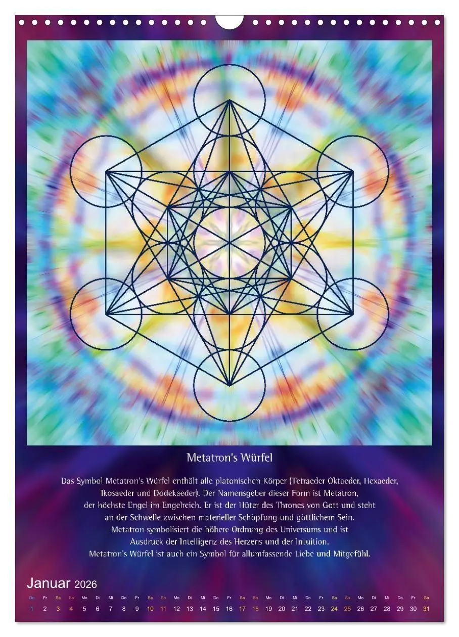 Bild: 9783516738360 | Heilige Geometrie und Bilder der Neuen Zeit (Wandkalender 2026 DIN...