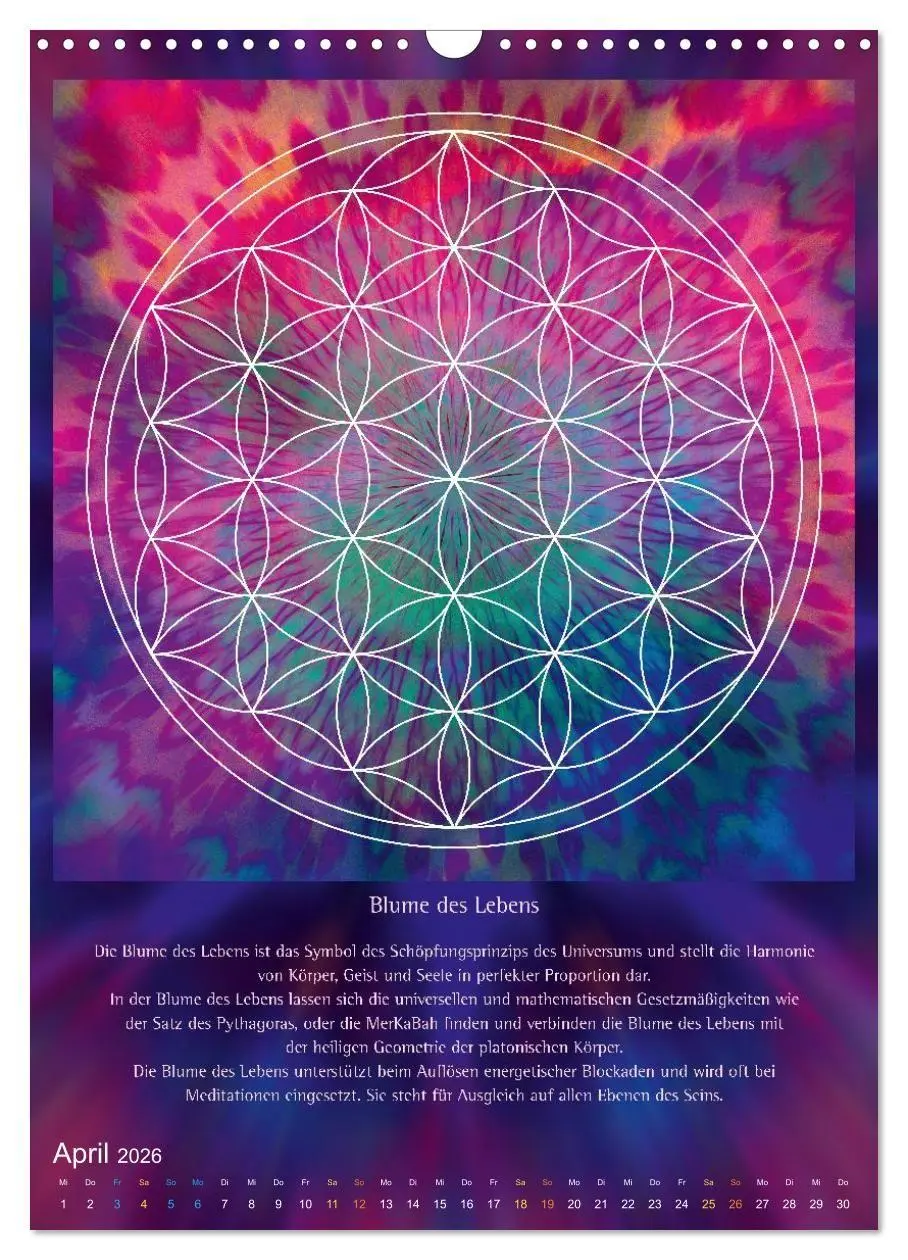 Bild: 9783516738360 | Heilige Geometrie und Bilder der Neuen Zeit (Wandkalender 2026 DIN...