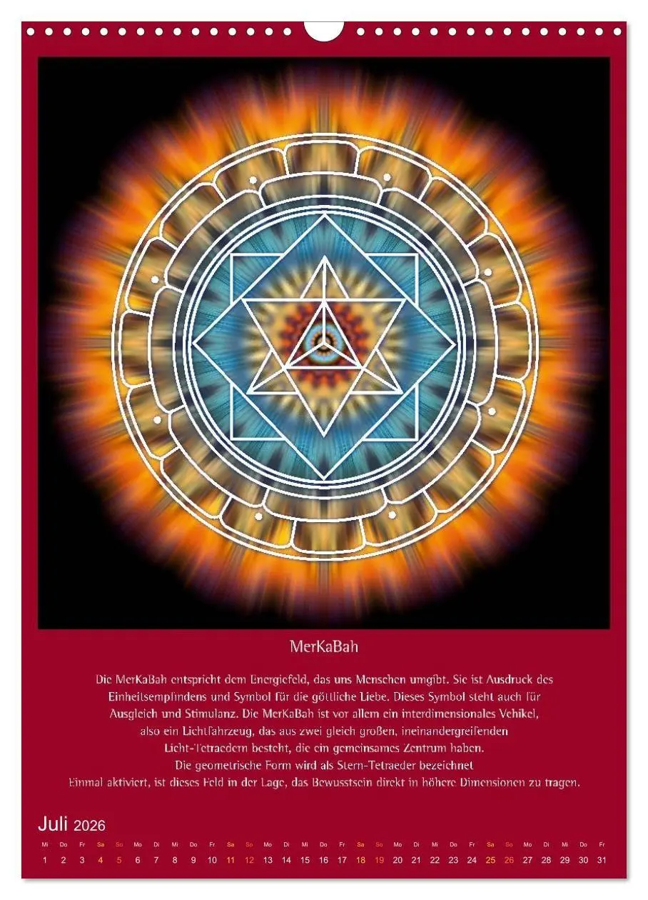 Bild: 9783516738360 | Heilige Geometrie und Bilder der Neuen Zeit (Wandkalender 2026 DIN...