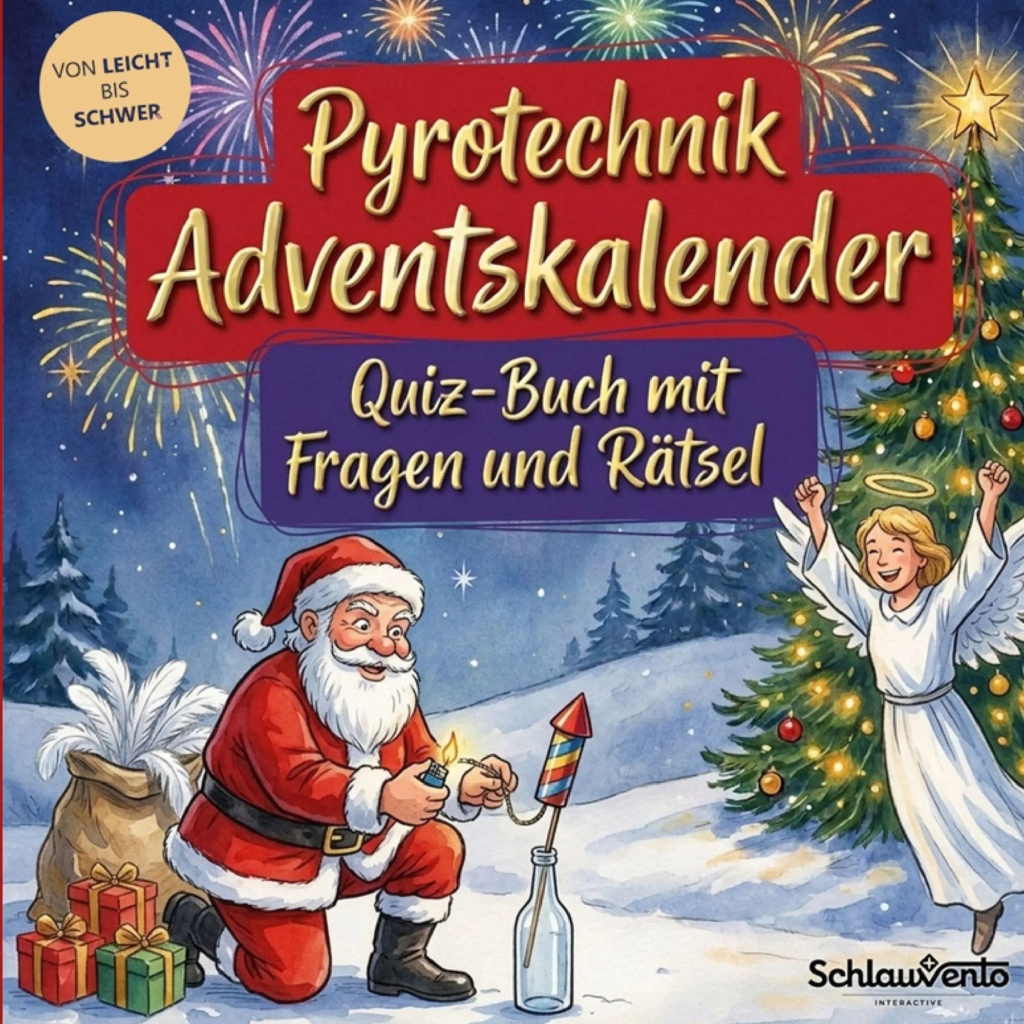Cover: 9783693198360 | Pyrotechnik-Adventskalender: Quiz-Buch mit Fragen und Rätsel | Buch