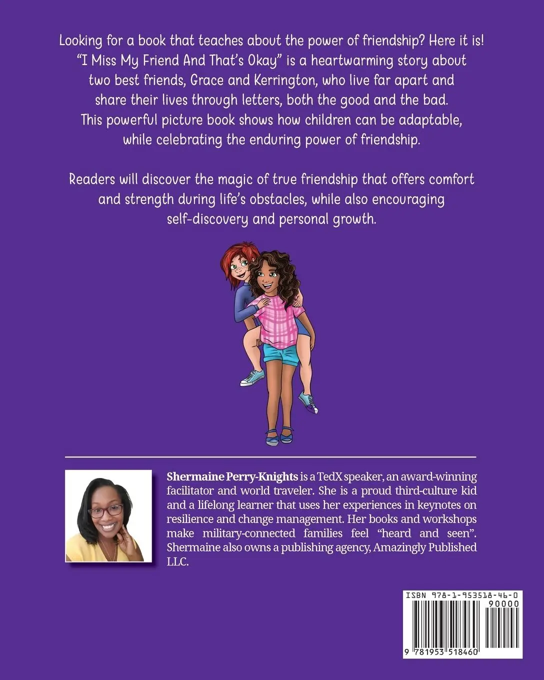 Rückseite: 9781953518460 | I Miss My Friend And That's Okay | Shermaine Perry-Knights | Buch