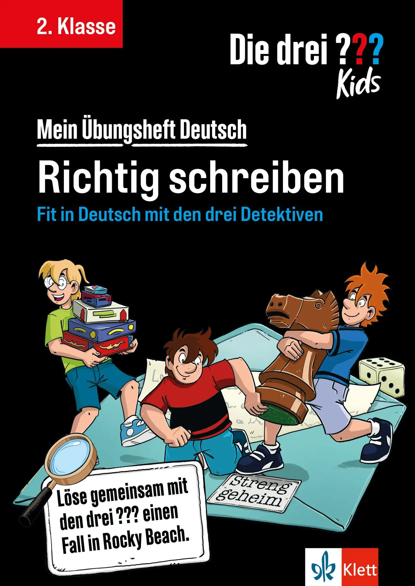 Cover: 9783129498460 | Die drei ??? Kids: Mein Übungsheft Deutsch 2. Klasse - Richtig...