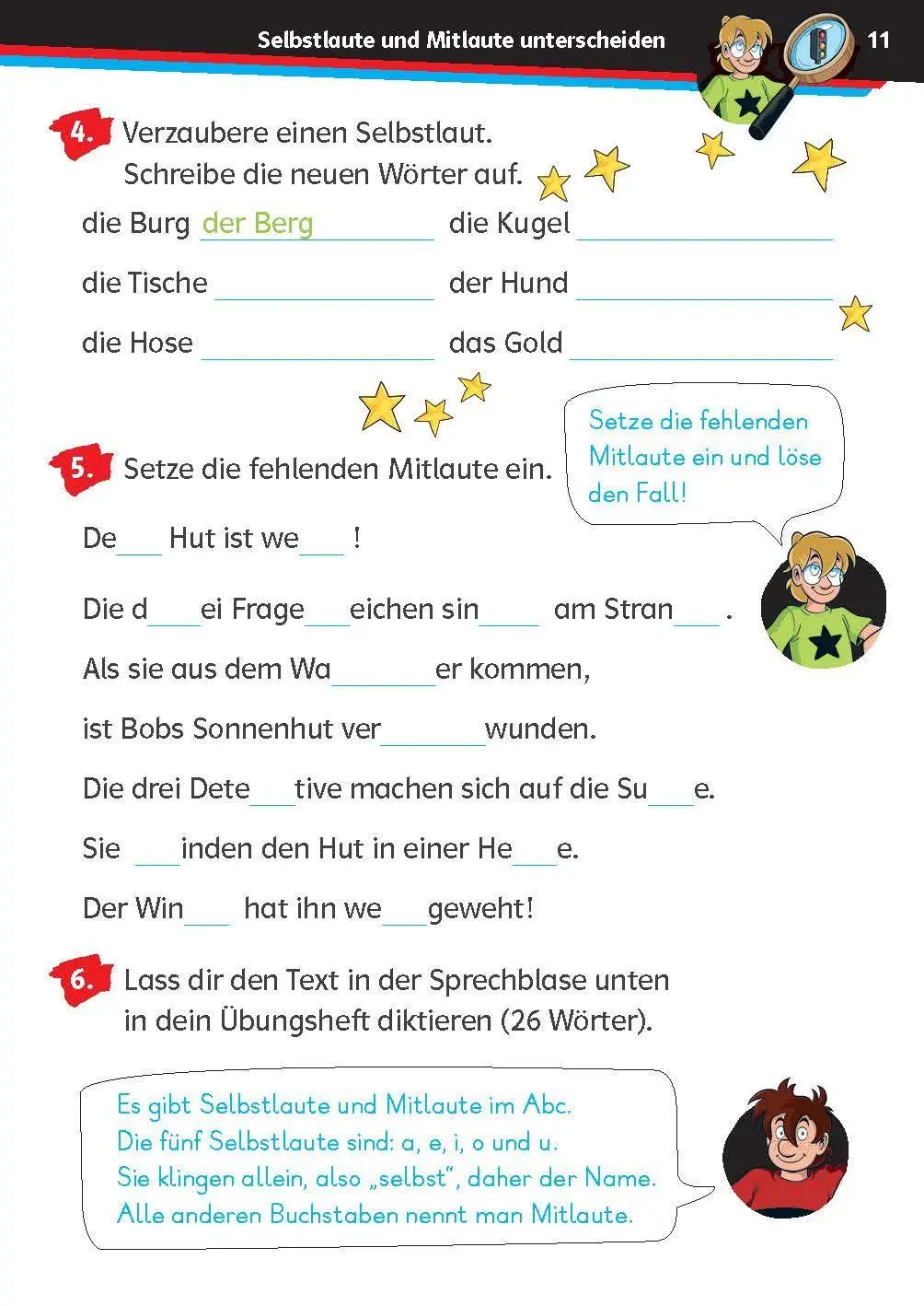 Bild: 9783129498460 | Die drei ??? Kids: Mein Übungsheft Deutsch 2. Klasse - Richtig...