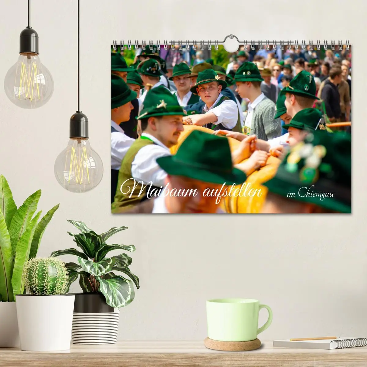 Bild: 9783457328460 | Maibaum aufstellen (Wandkalender 2026 DIN A4 quer), CALVENDO...