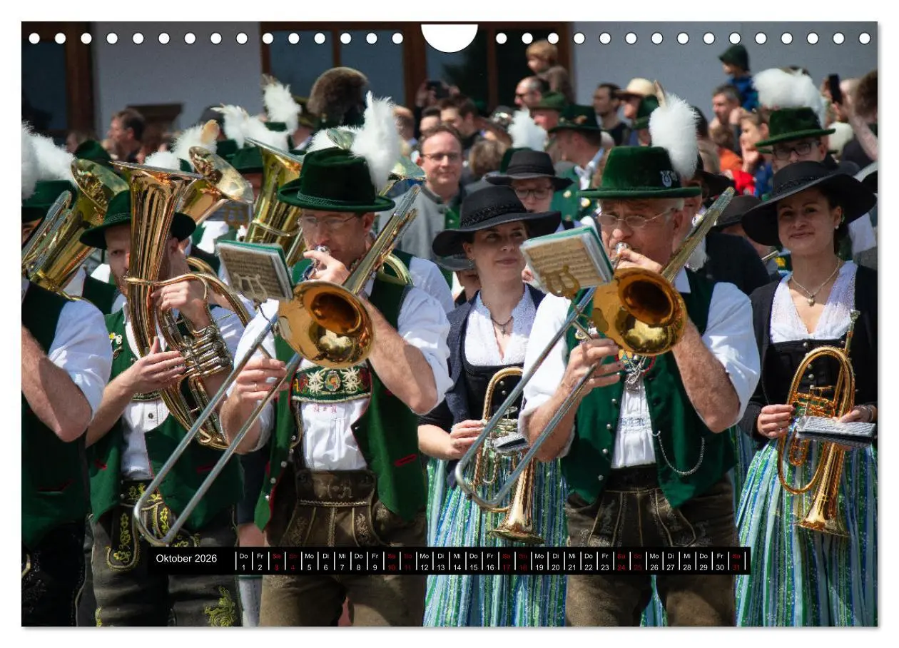 Bild: 9783457328460 | Maibaum aufstellen (Wandkalender 2026 DIN A4 quer), CALVENDO...