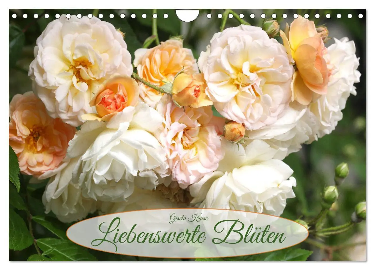 Cover: 9783457638460 | Liebenswerte Blüten (Wandkalender 2026 DIN A4 quer), CALVENDO...