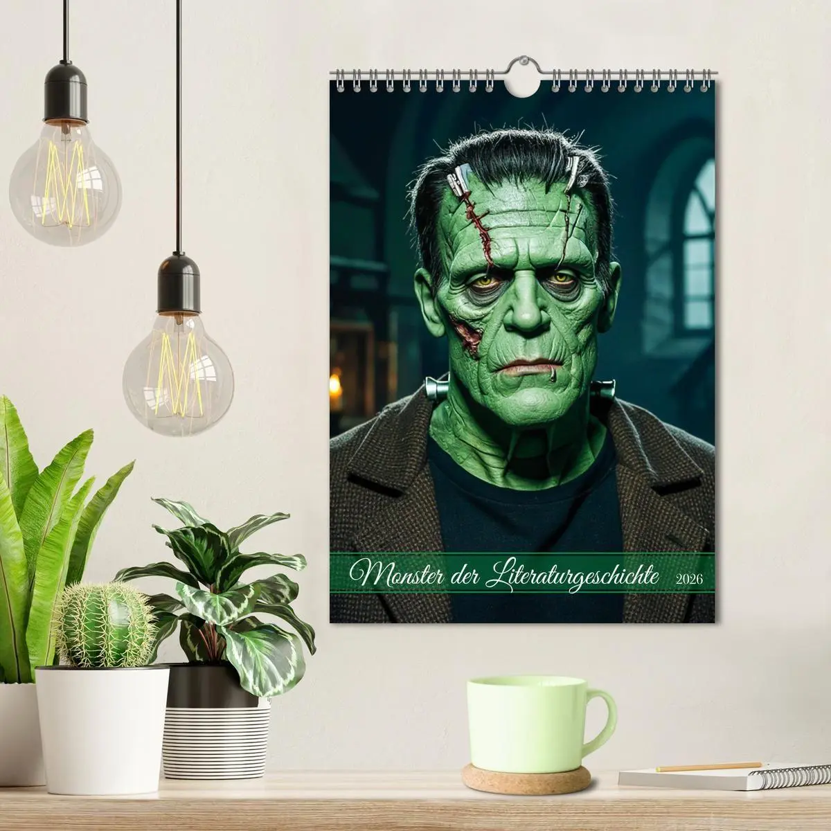 Bild: 9783516658460 | Monster der Literaturgeschichte (Wandkalender 2026 DIN A4 hoch),...